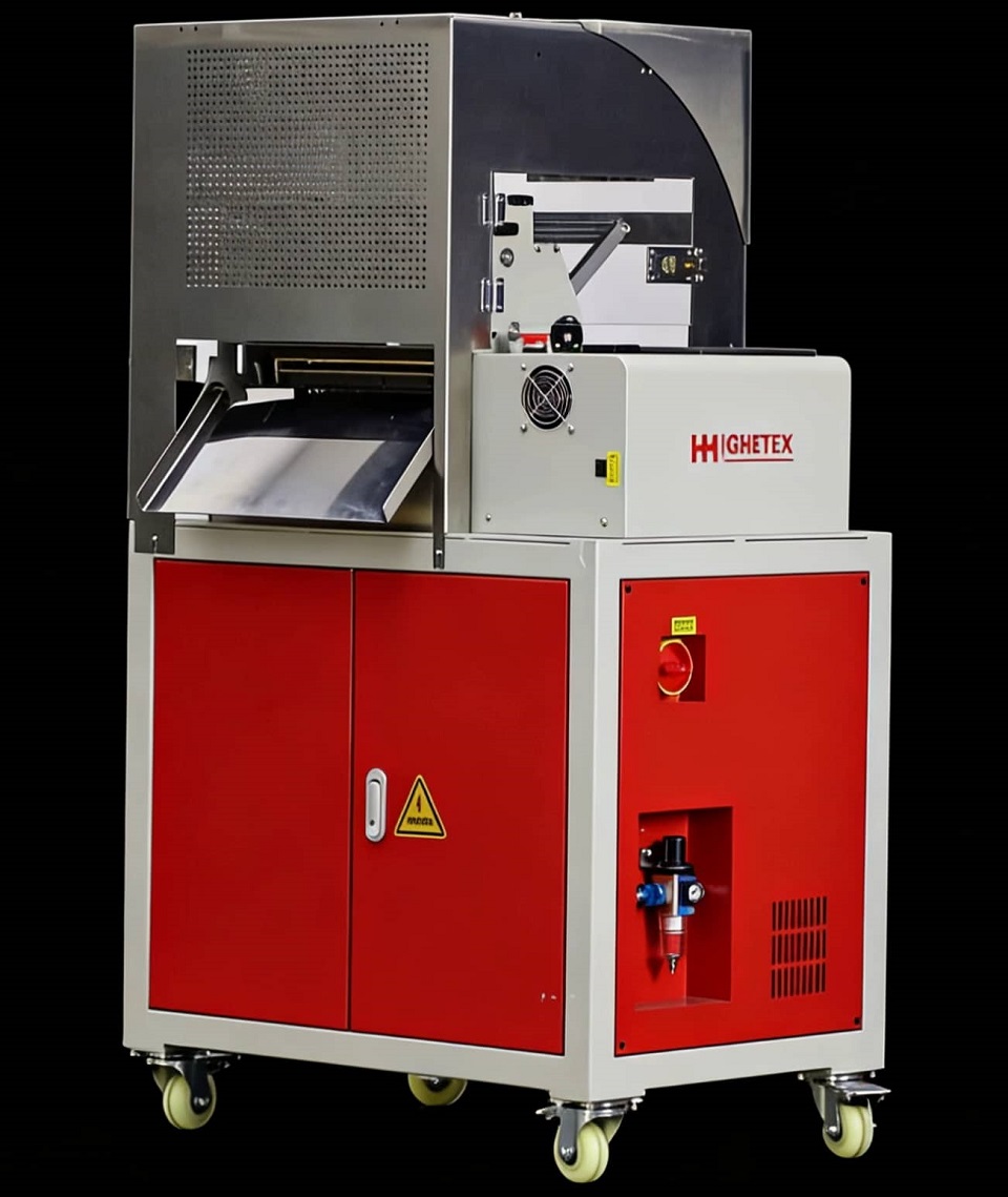 828AC320 Automatic Webbing Cutter for cutting 300mm wide slings